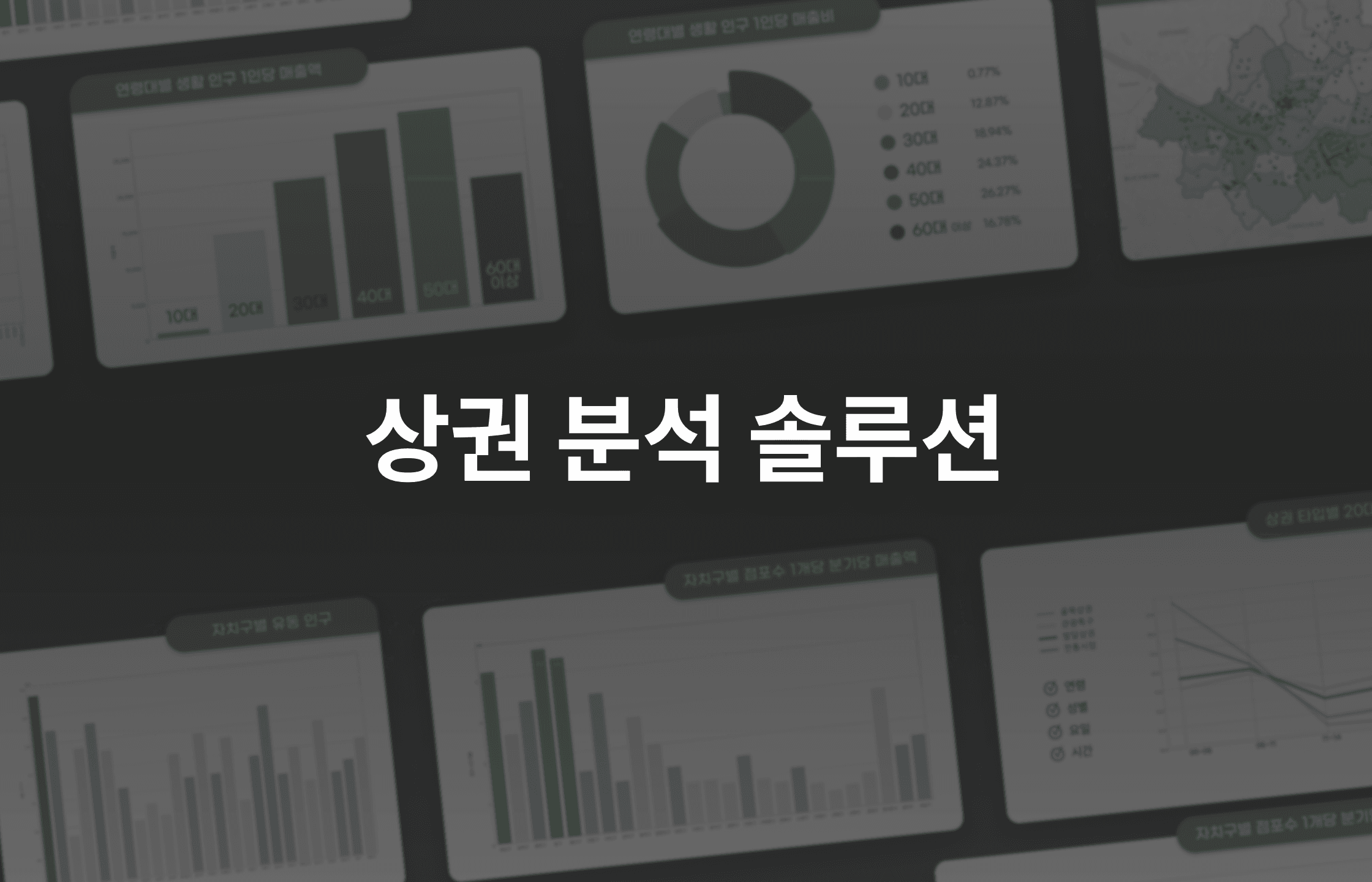 상권 분석 솔루션